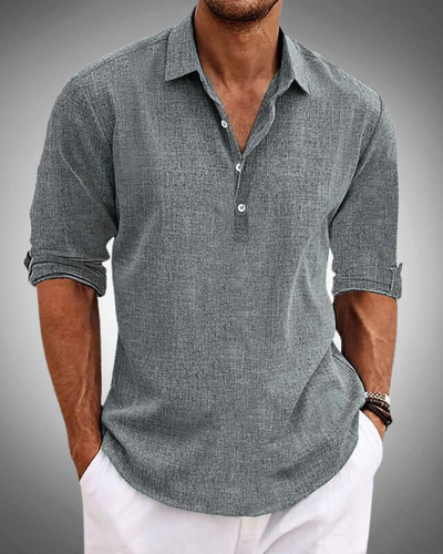 LAURENT | Chemise classique en coton