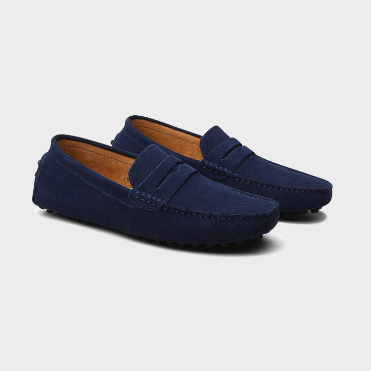 RENÉ | Mocassins bateau en daim