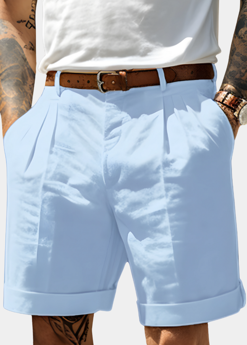 BASTIEN | Bermudas élégants en coton respirant